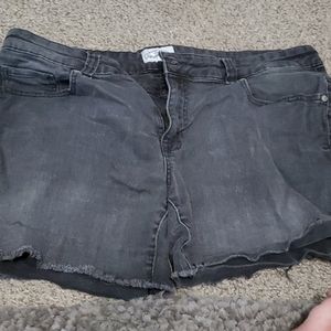 Dark Wash Jean Shorts